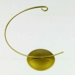  Stojak złoty na bombkę do rozmiaru 10 cm