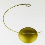  Stojak złoty na bombkę do rozmiaru 15 cm