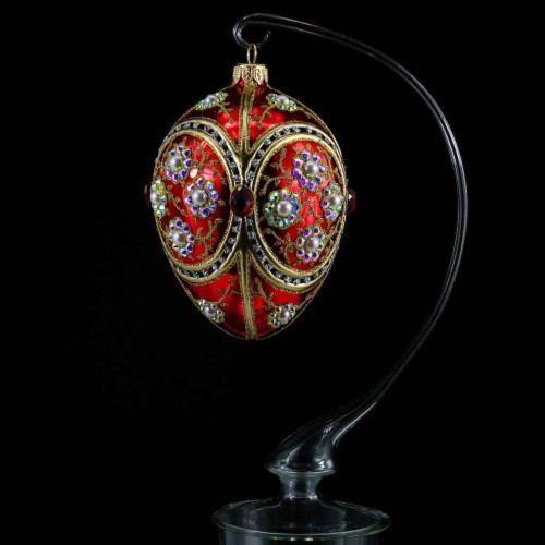 240_bombki_szklane_ręcznie_malowane_RS_handmade_Jajo Faberge_kwiat cyrkonii na czerwonej emalii_Jaja_Faberge_1.jpg